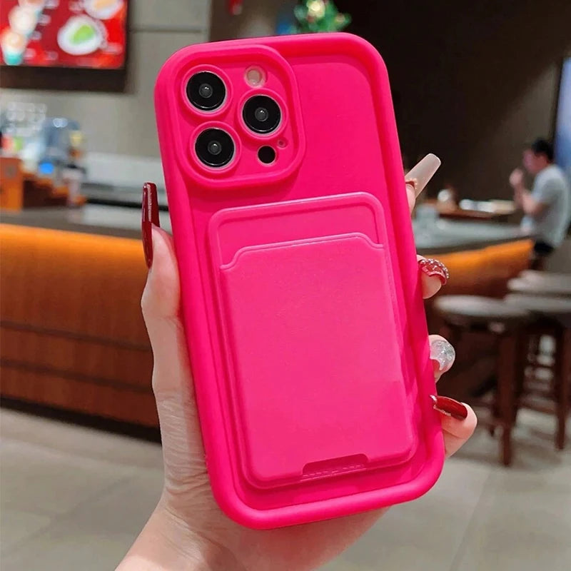 Colorful Silicone Wallet Case