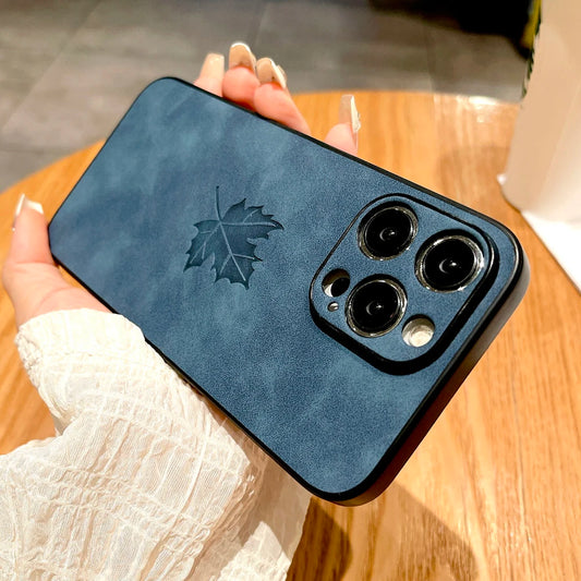 Leather Maple Leaf Case